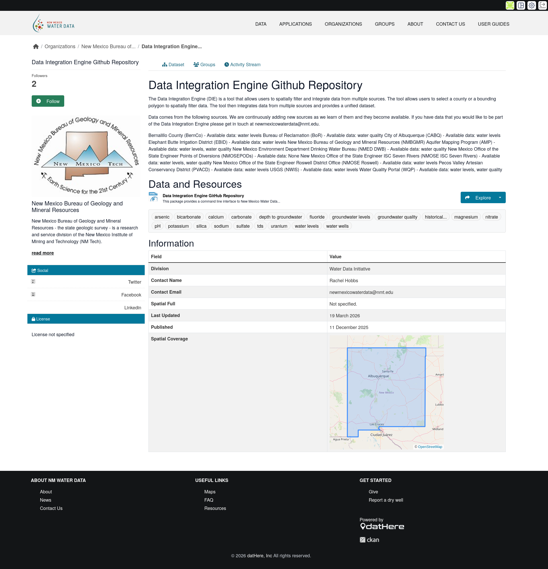 ckanext-gztr individual dataset page